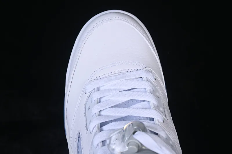All categories Air Jordan Jordan series basketball shoes Air Jordan 5 OG version Air Jordan 5 Retro "White Metallic" AJ5 Joe 5 Silver HQ7978-103